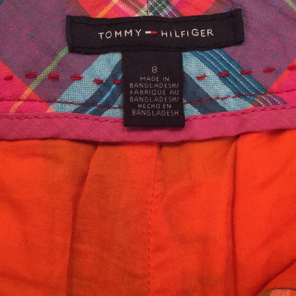 Tommy Hilfiger Lined Plaid Shorts - Picture 2 of 3